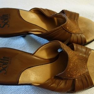 Soft, light brown heels